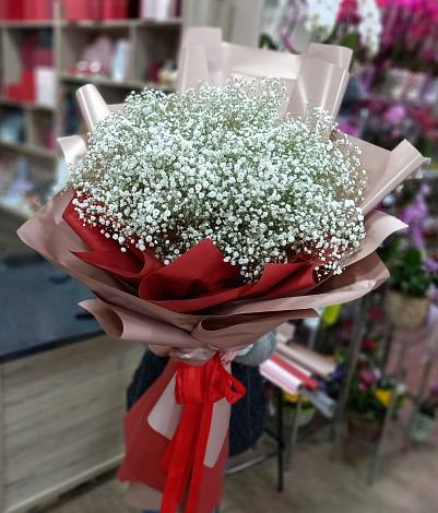 Букет цветов из: Гипсофила в Отказном
