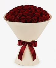 Букет 101 Бордовая роза Блэк Бакарра в Отказном