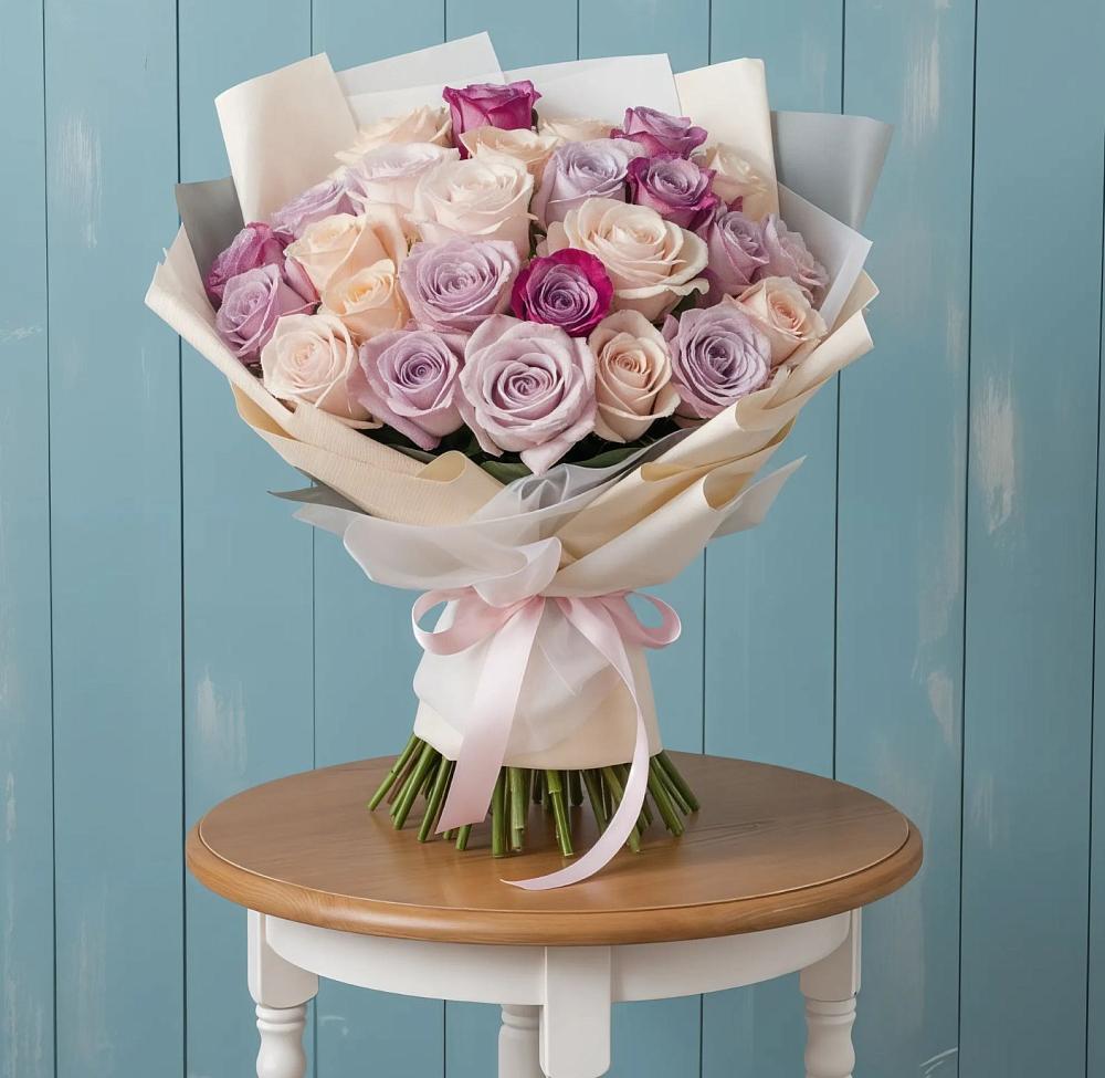 Букет цветов из: Розы в Отказном