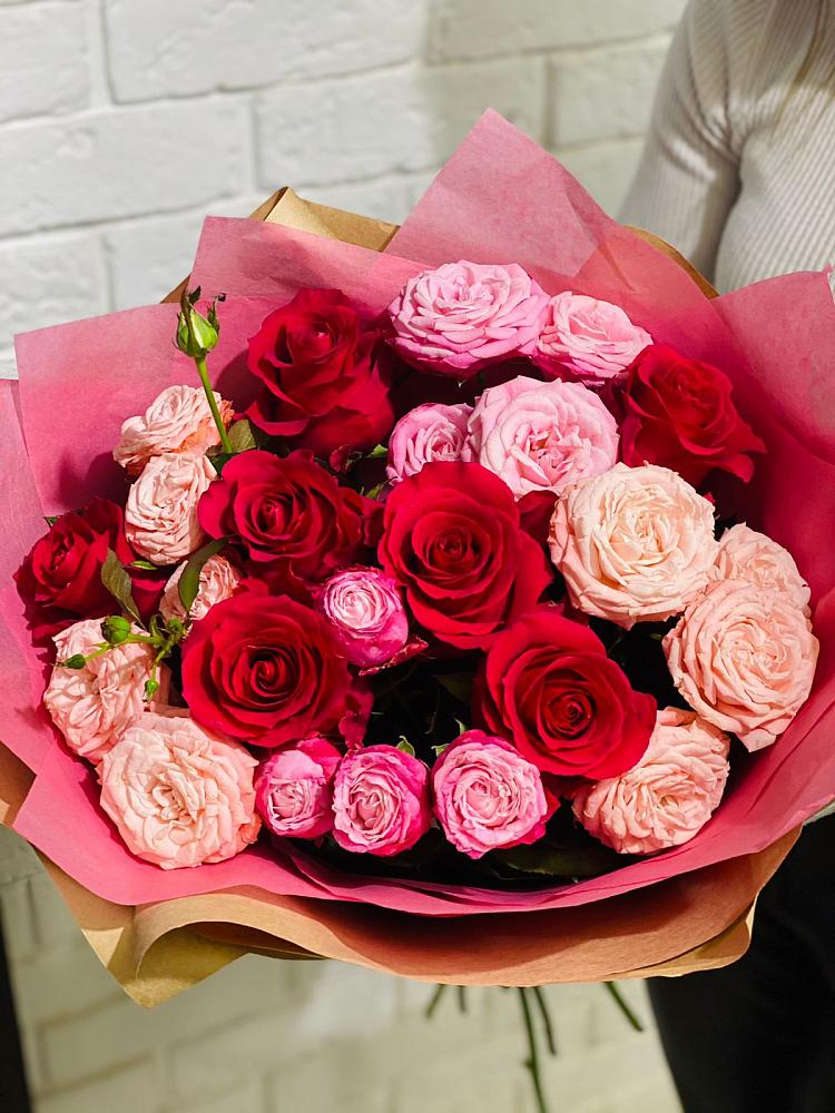 Букет цветов из: Розы в Отказном