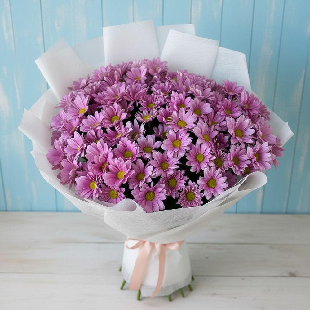 Букет цветов из: Хризантемы в Отказном