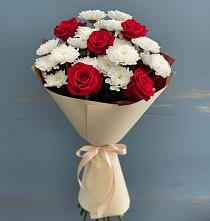 Букет цветов из:  Розы и Хризантемы в Отказном