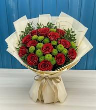 Букет цветов из:  Розы и Хризантемы в Отказном