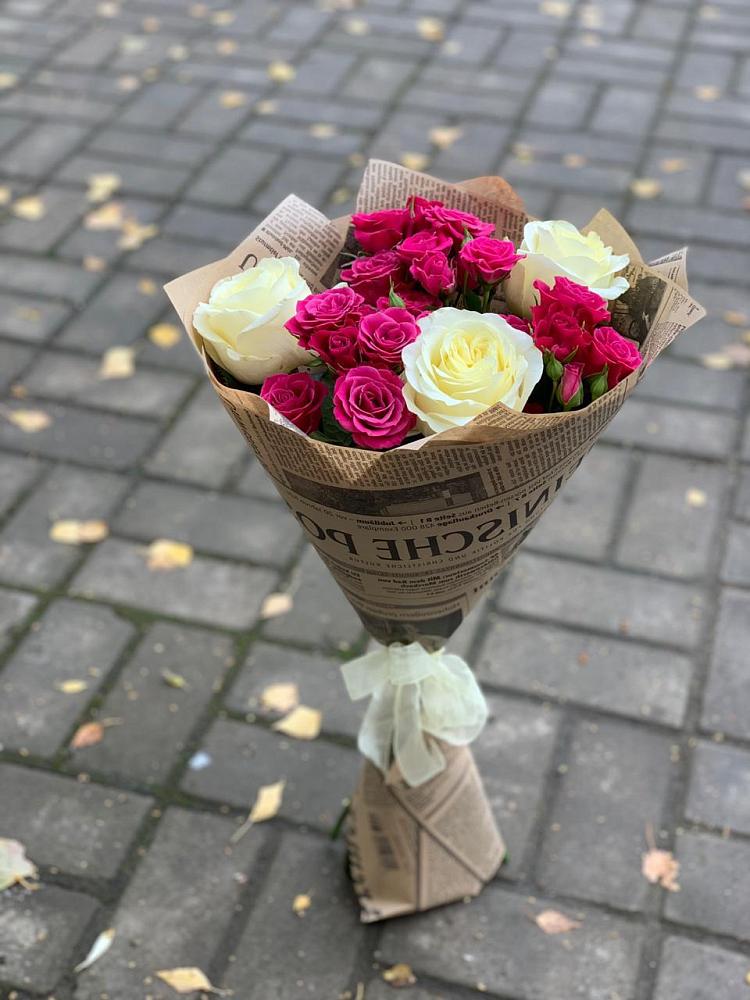 Букет цветов из: Розы в Отказном